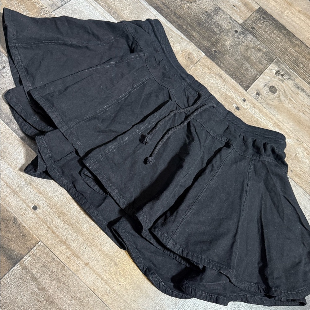 Daily Practice Black Wide‎ Leg Drawstring Pants Size M NWT